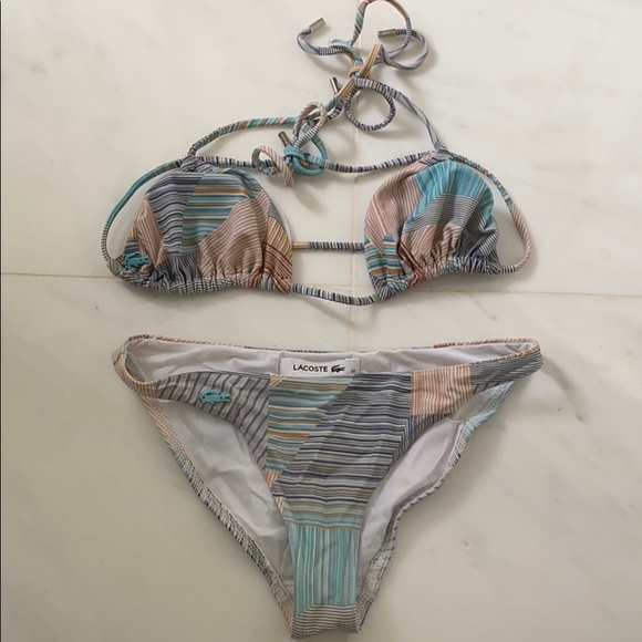 Lacoste colorblock bikini 👙 - Picture 2 of 5